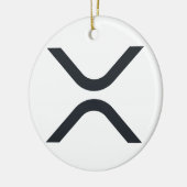 Xrp kerstversiering keramisch ornament (Links)
