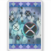 XRP-lichtbellen Sticker (Voorkant)