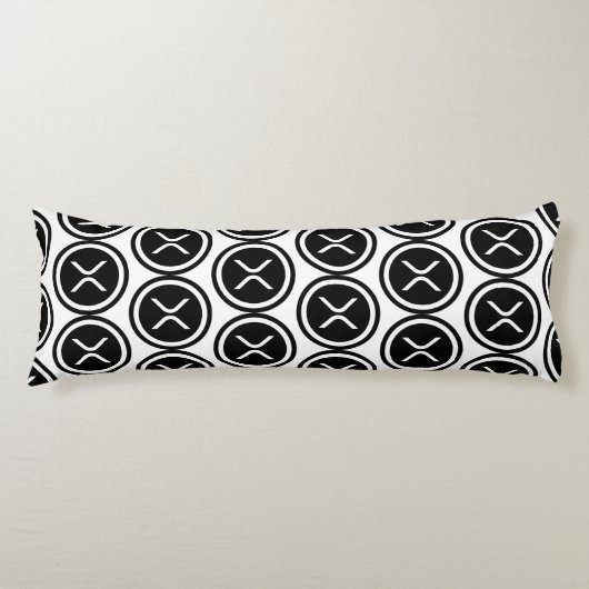 XRP-Logo Lichaamskussen (Voorkant)