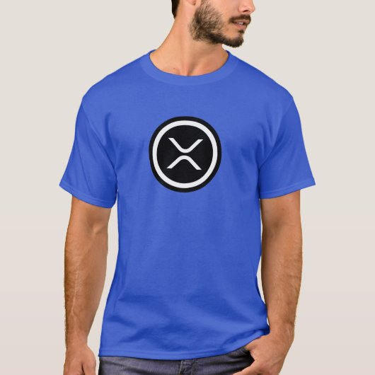XRP-Logo - T-shirt met Afbeelding van munten (Voorkant)