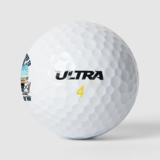 XRP naar de maan Astronaut - XRP RIPPLE Golfballen (Logo)