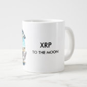 XRP naar de maan Astronaut - XRP RIPPLE Grote Koffiekop (Voorkant rechts)