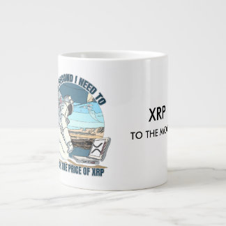XRP naar de maan Astronaut - XRP RIPPLE Grote Koffiekop