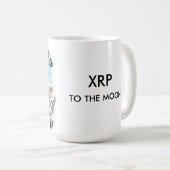 XRP naar de maan Astronaut - XRP RIPPLE Koffiemok (Voorkant rechts)