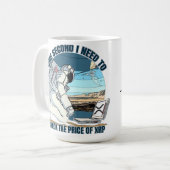 XRP naar de maan Astronaut - XRP RIPPLE Koffiemok (Voorkant links)