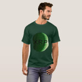 XRP, Rimpel donkergroene maan shirt (Voorkant volledig)