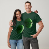 XRP, Rimpel donkergroene maan shirt (Unisex)