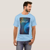 xrp, rimpel, kunstblauw shirt (Voorkant volledig)