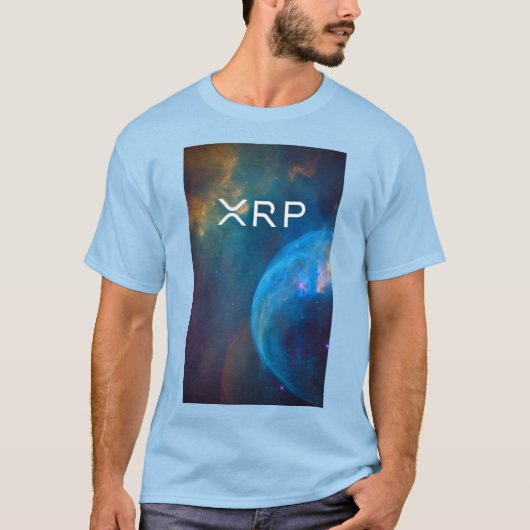 xrp, rimpel, kunstblauw shirt (Voorkant)