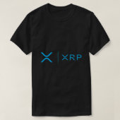 XRP RIPPELE NIEUWE BLAUWE ZIJDE VAN ZIJDE Premium T-shirt (Design voorkant)