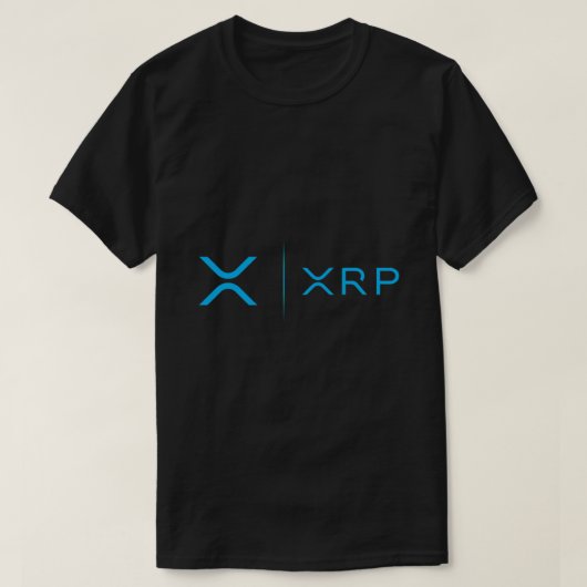 XRP RIPPELE NIEUWE BLAUWE ZIJDE VAN ZIJDE Premium T-shirt (Design voorkant)