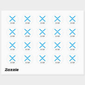 XRP Ripple Blauw & Zwart Logo | STICKERS (Vel)