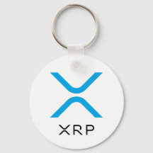 XRP ripple Blue en Black Logo | Basis-Sleutelhange
