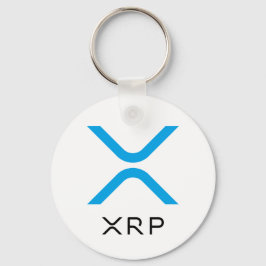 XRP ripple Blue en Black Logo | Basis-Sleutelhange Sleutelhanger