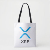 XRP ripple Blue en Black Logo | Canvas tas (Voorkant)