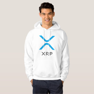 XRP ripple Blue en Black Logo Hoodie