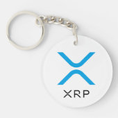 XRP ripple Blue en Black Logo | Sleutelhanger (Voorkant)