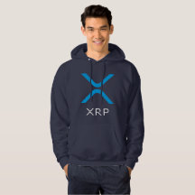 XRP ripple Blue en White Logo | Hoodie
