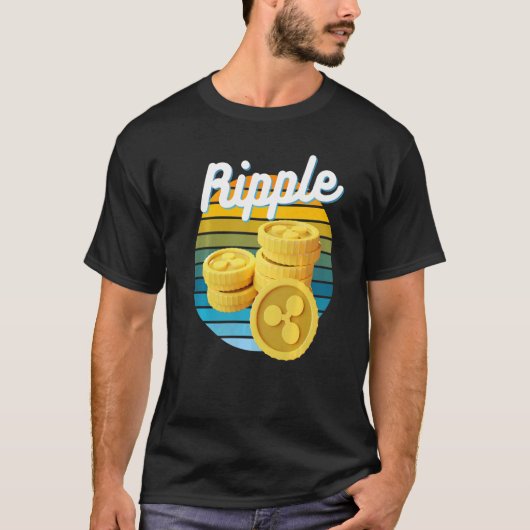 Xrp Ripple Cryptocurrency Blockchain Nft Bitcoin H T-shirt (Voorkant)