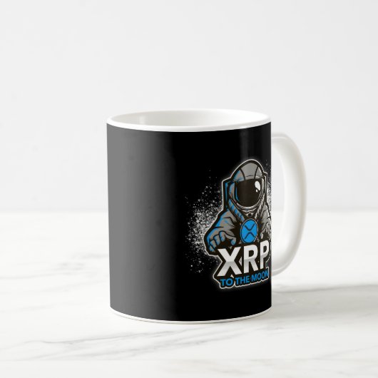 XRP Ripple Cryptocurrency Koffiemok (Voorkant rechts)