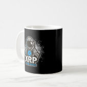 XRP Ripple Cryptocurrency Koffiemok (Voorkant links)