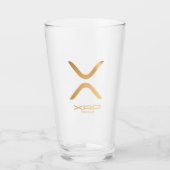 XRP - Ripple (Gold) Glas (Voorkant)