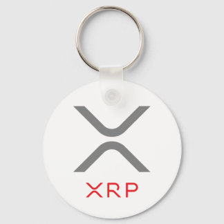 XRP ripple Grey & Red Logo | Basis-Sleutelhanger Sleutelhanger