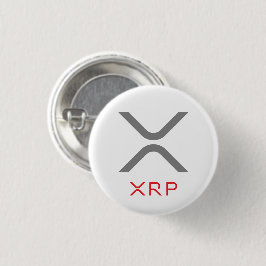 XRP ripple Grey & Red Logo | Button