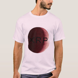 XRP, Ripple, Red Moon logo T-shirt