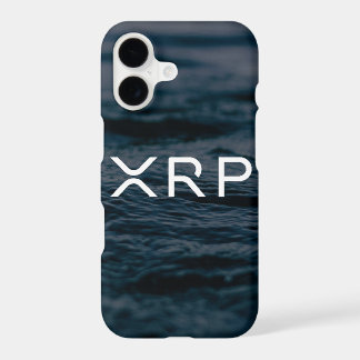 XRP Ripple water witte aanpasbare telefoonhoes