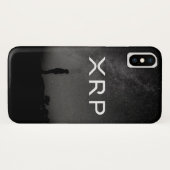 XRP Ripple zwarte grijze melkachtige telefooncase Case-Mate iPhone Case (Achterkant (horizontaal))