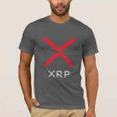 XRP Rood met rimpeling en wit Logo | Shirt Footbal (Voorkant)