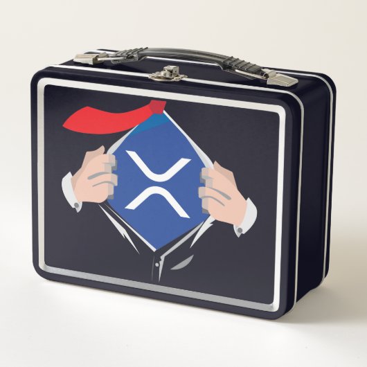 XRP Superheld Afbeelding Lunchbox (Voorkant)