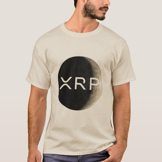 XRP T Shirt Moon. (Voorkant)