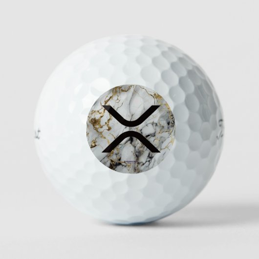 XRP Wit Marmer Titleist Pro V1 Golf Ball Golfballen (Voorkant)