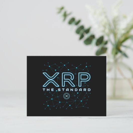 XRPL Blockchain XRP Cryptocurrency Crypto Stars Briefkaart (Staand voorkant)