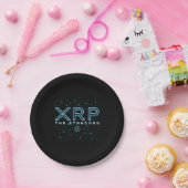 XRPL Blockchain XRP Cryptocurrency Crypto Stars Papieren Bordje (Feest)