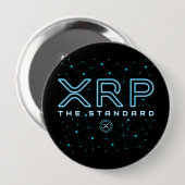XRPL Blockchain XRP Cryptocurrency Crypto Stars Ronde Button 4,0 Cm (Voorkant /achterkant)