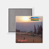 xRW006 KIGALI, Ruanda bij nacht, Afrika Magneet (Voorkant / Achterkant)