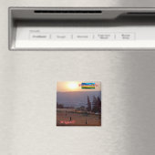 xRW006 KIGALI, Ruanda bij nacht, Afrika Magneet (Insitu (Vaatwasser))