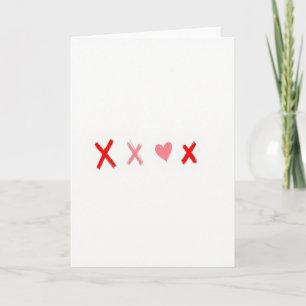 Xs En Hartjes Liefdekaart Kaart