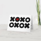 Xs en Os Feestdagen Kaart (Voorkant)