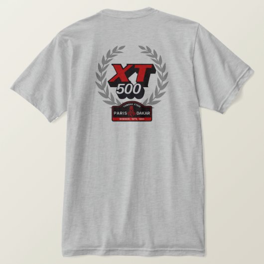 XT500 Mannen T-shirt (Design achterkant)
