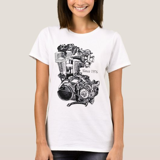 XT 500-engine 1 T-shirt (Voorkant)