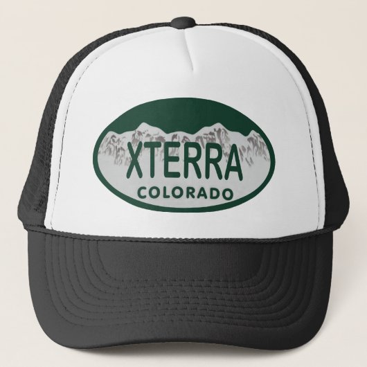 xterra licence oval trucker pet (Voorkant)