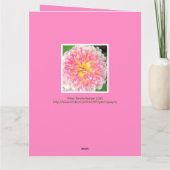 XTRA LARGE HAAL HET GOED UIT GROEP  BLOEMEN BEDANKKAART (Achterkant)