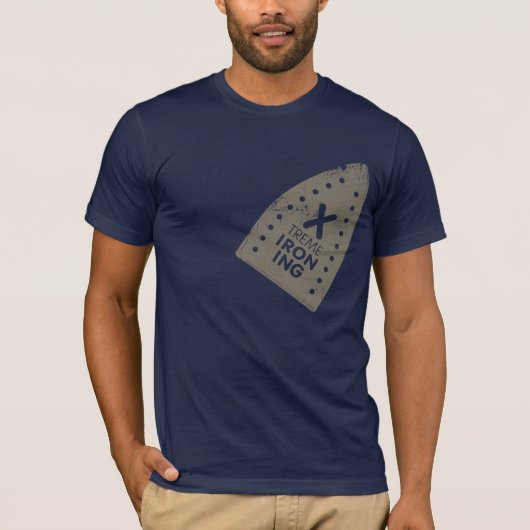 Xtreme Iron Burn 3 Dark Bella Canvas T-Shirt (Voorkant)