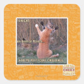 Xtreme PattyCake Challenge Vierkante Sticker (Voorkant)