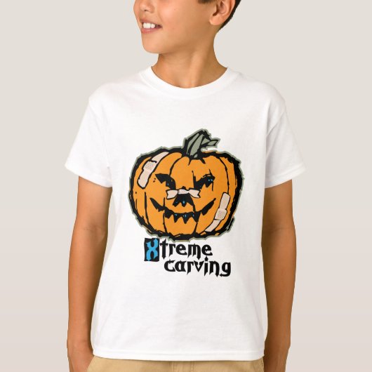 Xtreme Pumpkin Carving T-shirt (Voorkant)