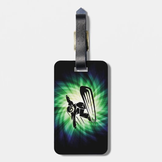 Xtreme Snowboarding Bagagelabel (Achterkant verticaal)